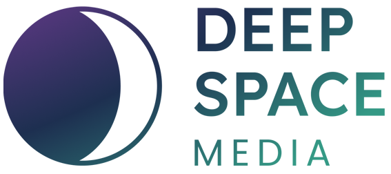 Deep Space Media (logo pictured) is a client of the copywriting agency Lobster Copy®.