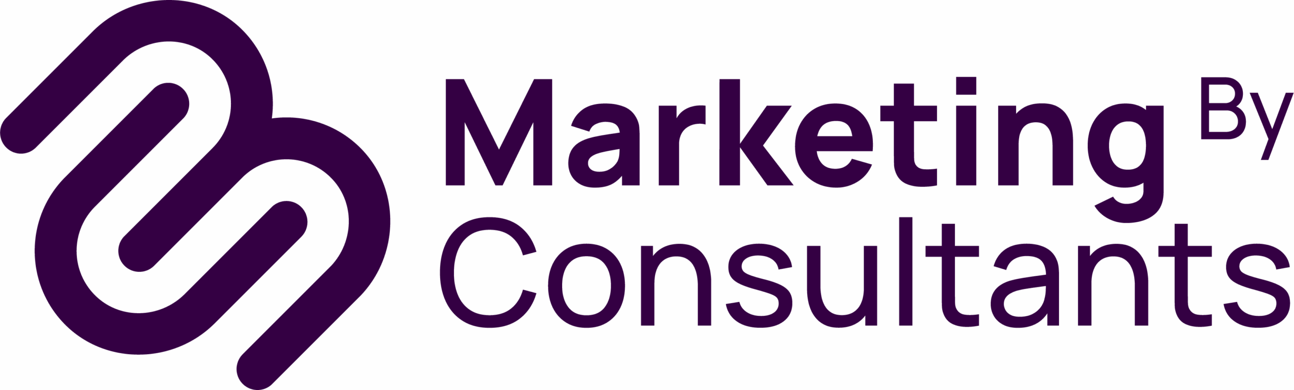 Copywriting client Marketing by Consultants' logo, in black.