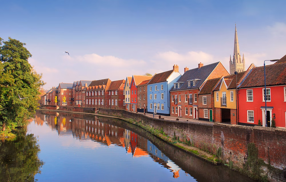 Freelance Norfolk copywriter Robert Lowton at Lobster Copy® is located in Norwich's city centre, near Norwich quayside (pictured).
